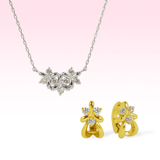 小物・アクセサリー yyy 金属チャーム ストーン付 サクラ さくら 花 フラワー ミックス